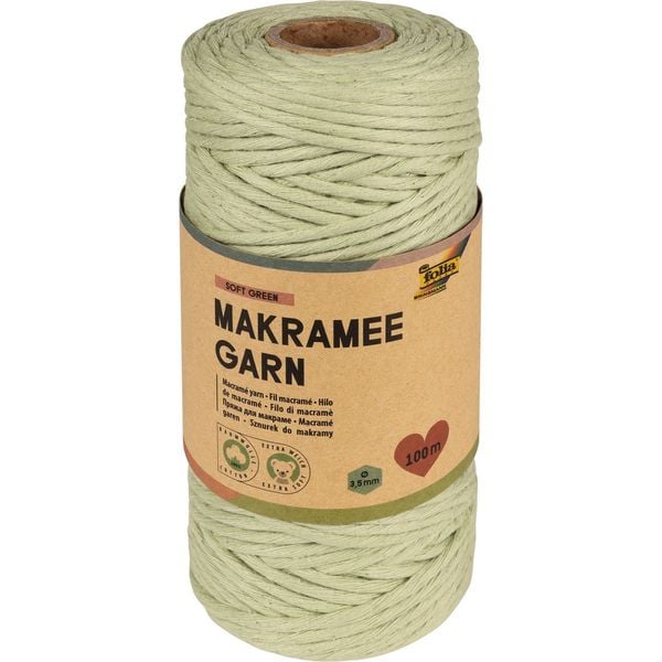 Produktbild: FOLIA&reg; Garn Makramee, Soft Green