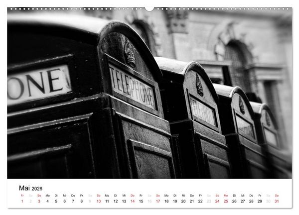 Produktbild: London (Wandkalender 2026 DIN A2 quer), CALVENDO Monatskalender