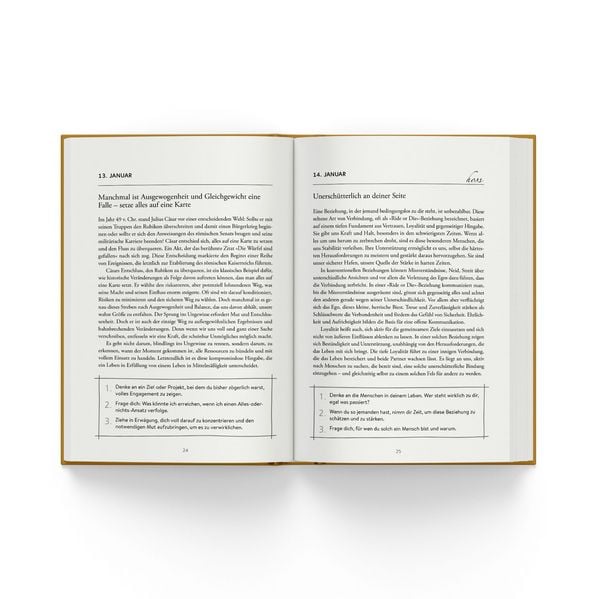 Produktbild: Jeden Tag einen Schritt. Limitierte Schmuckausgabe.