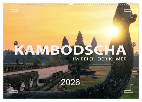 Produktbild: KAMBODSCHA - Im Reich der Khmer (Wandkalender 2026 DIN A2 quer), CALVENDO Monatskalender