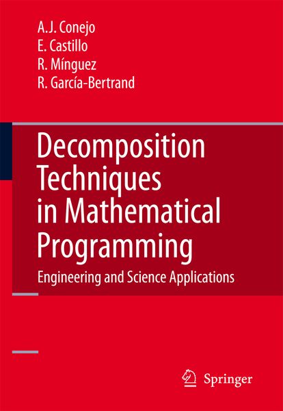 Produktbild: Decomposition Techniques in Mathematical Programming