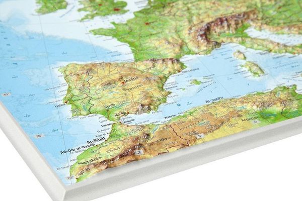 Produktbild: Reliefkarte Europa klein 1 : 16 000 000