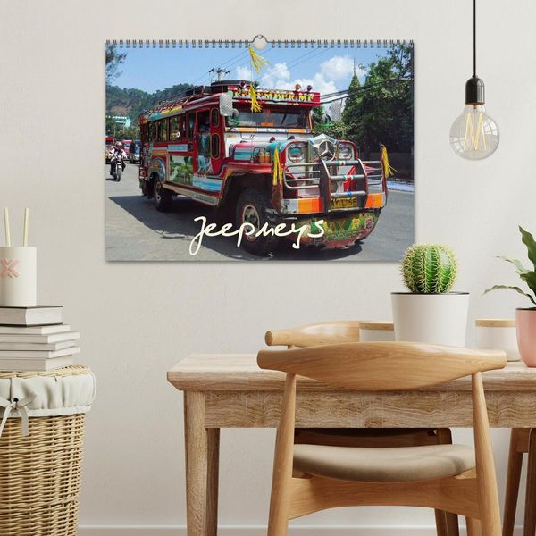 Produktbild: Jeepneys (Wandkalender 2026 DIN A3 quer), CALVENDO Monatskalender
