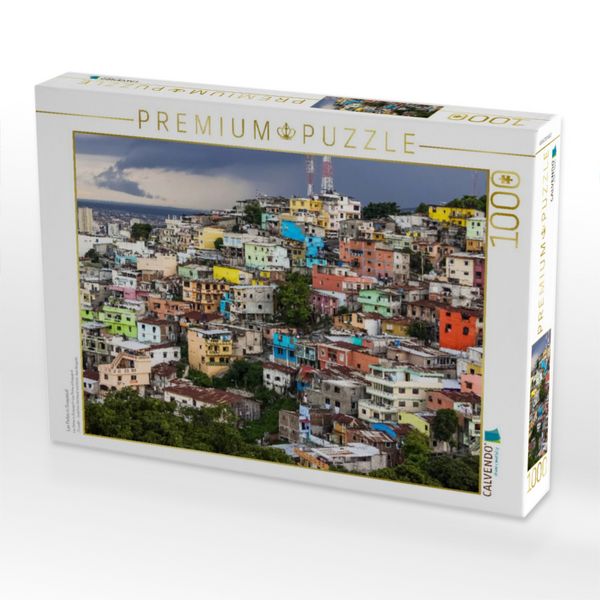 Produktbild: CALVENDO Puzzle Las Pe&ntilde;as in Guayaquil | 1000 Teile Lege-Gr&ouml;&szlig;e 64x48cm Foto-Puzzle f&uuml;r gl&uuml;ckliche Stunden