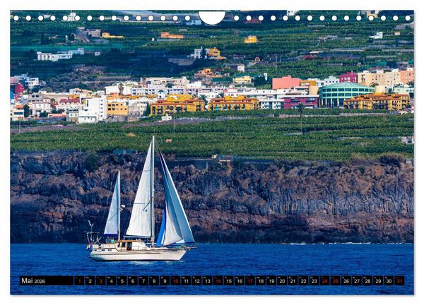 Produktbild: La Palma - Landschaften und Meer (Wandkalender 2026 DIN A4 quer), CALVENDO Monatskalender