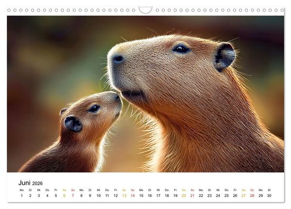 Produktbild: Tierm&uuml;tter - die sanfte Seite der Wildnis (Wandkalender 2026 DIN A3 quer), CALVENDO Monatskalender