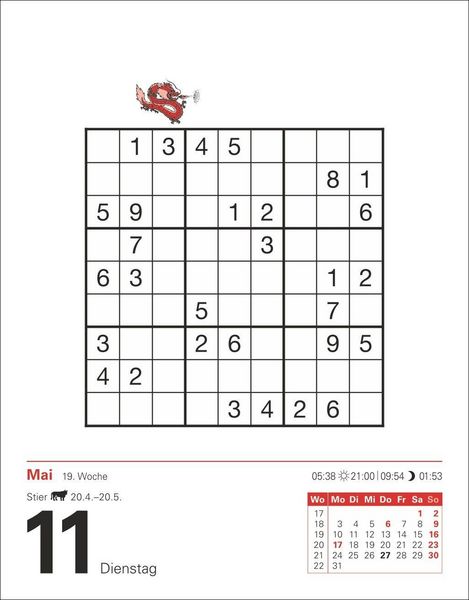 Produktbild: Sudoku Tagesabrei&szlig;kalender 2027 - Das Kult-R&auml;tsel aus Japan