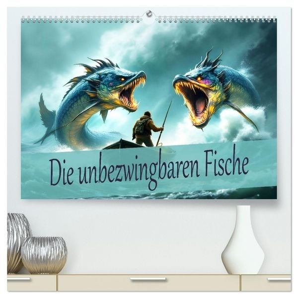 Produktbild: Die unbezwingbaren Fische (hochwertiger Premium Wandkalender 2026 DIN A2 quer), Kunstdruck in Hochglanz