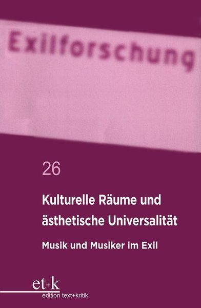 Produktbild: Kulturelle R&auml;ume und &auml;sthetische Universalit&auml;t