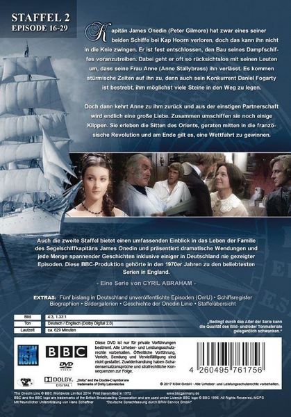 Produktbild: Die Onedin Linie - Staffel 2 [4 DVDs]