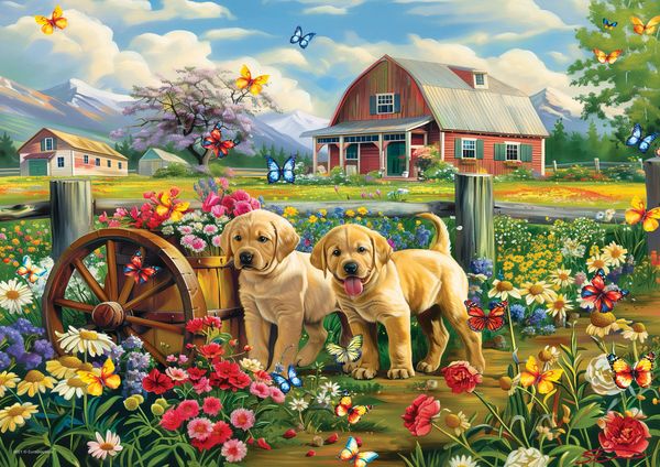 Produktbild: CP48 - Puppy Spring by Shawna Steward