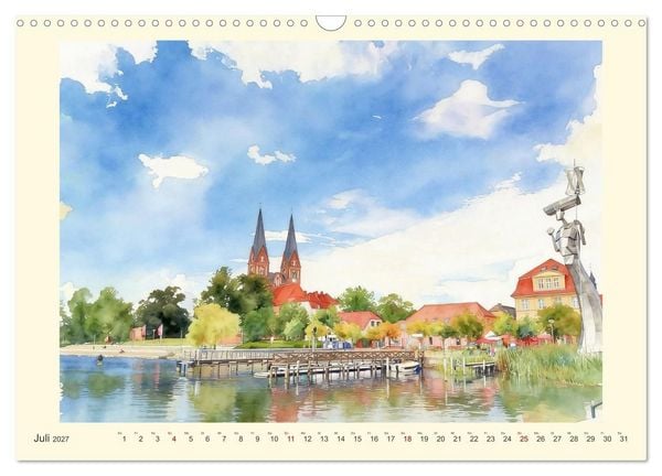 Produktbild: Abwechslungsreiches Brandenburg (Wandkalender 2027 DIN A3 quer), CALVENDO Monatskalender