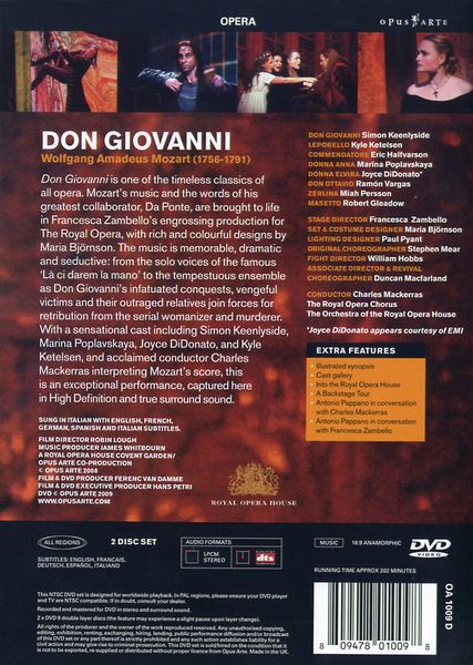 Don Giovanni' von 'Simon Keenlyside' auf 'DVD' - Musik