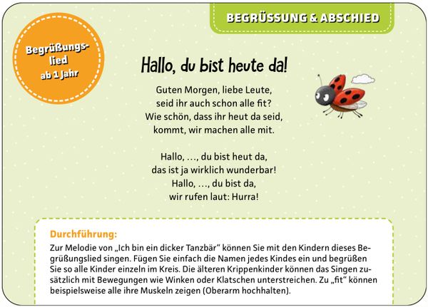 Kleine Übergänge im Krippenalltag