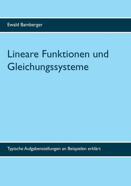 Produktbild: Lineare Funktionen und Gleichungssysteme