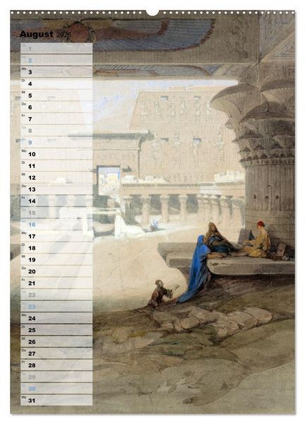 Produktbild: &Auml;gyptens Tempel (Wandkalender 2026 DIN A2 hoch), CALVENDO Monatskalender