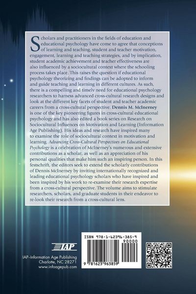 Produktbild: Advancing Cross-Cultural Perspectives on Educational Psychology