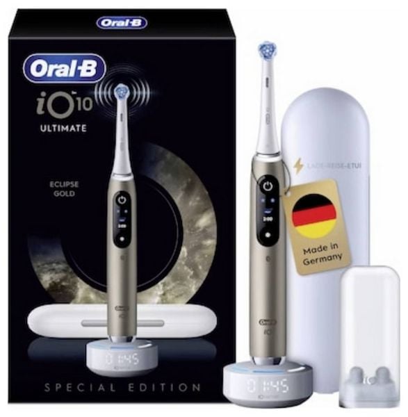 Produktbild: Braun Bra Oral-B iO Series 10 Eclipse Gold Elektrische Zahnb&uuml;rste
