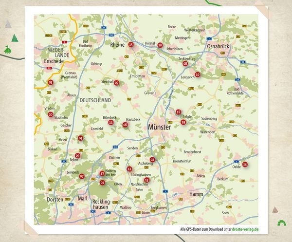 Produktbild: M&uuml;nsterland. Wandern f&uuml;r die Seele