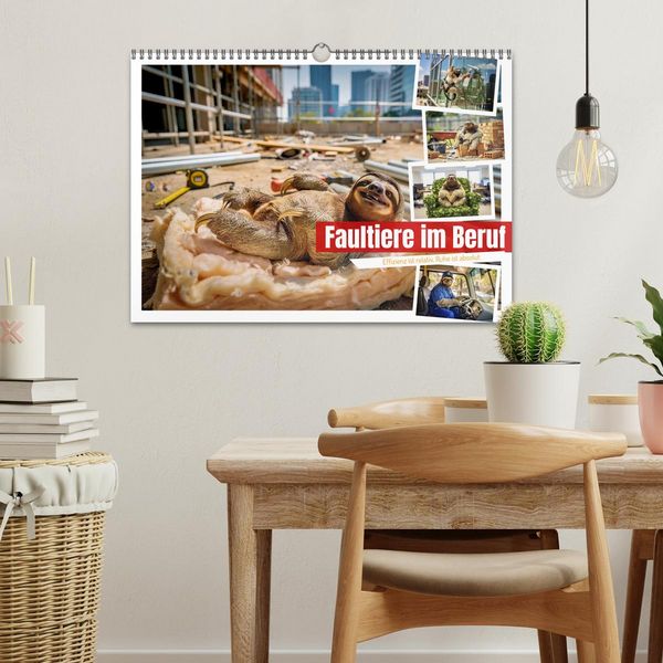 Produktbild: Faultiere im Beruf (Wandkalender 2027 DIN A3 quer), CALVENDO Monatskalender
