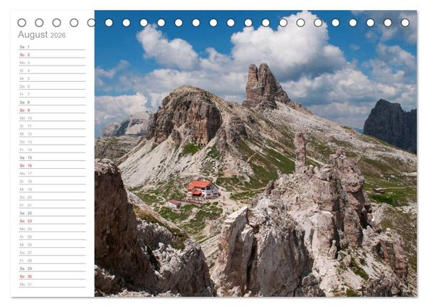 Produktbild: Wundervolle Pl&auml;tze in S&uuml;dtirol (Tischkalender 2026 DIN A5 quer), CALVENDO Monatskalender