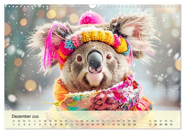 Produktbild: Koalas im Modefieber. Flauschig und Chic beim Fotoshooting (Wandkalender 2026 DIN A3 quer), CALVENDO Monatskalender