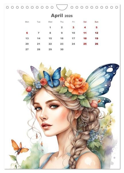 Produktbild: The fairies (Wall Calendar 2026 DIN A4 portrait), CALVENDO 12 Month Wall Calendar
