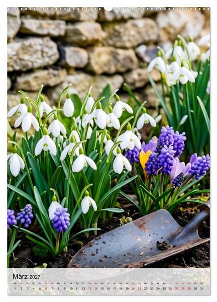 Produktbild: Provence Ein Garten im Wandel der Zeit (hochwertiger Premium Wandkalender 2027 DIN A2 hoch), Kunstdruck in Hochglanz