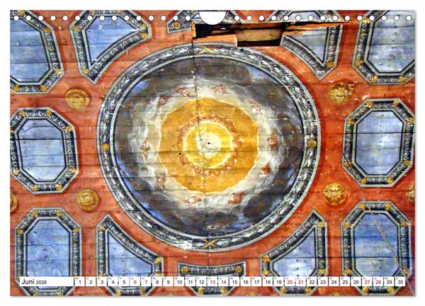Produktbild: Die Kirche von M&uuml;hlhausen - Ein architektonisches Kleinod in Ostpreu&szlig;en (Wandkalender 2026 DIN A4 quer), CALVENDO Monatskalender