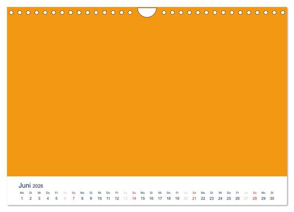 Produktbild: Farbiger Bastelkalender (Wandkalender 2026 DIN A4 quer), CALVENDO Monatskalender