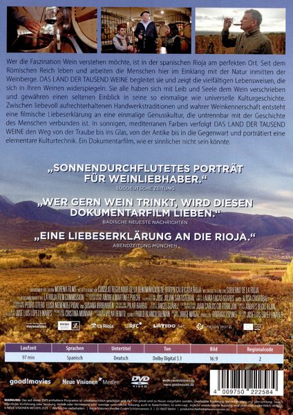 Produktbild: Das Land der tausend Weine (OmU)