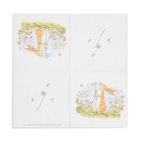 Produktbild: Serviette "Wei&szlig;t du eigentlich, wie lieb ich dich hab" 33x33 cm