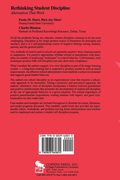 Produktbild: Rethinking Student Discipline