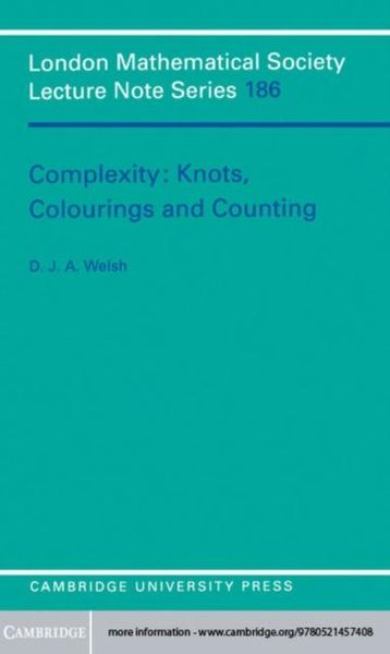 Produktbild: Complexity: Knots, Colourings and Countings