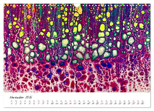 Produktbild: Abstrakte Regenbogen (Wandkalender 2026 DIN A3 quer), CALVENDO Monatskalender