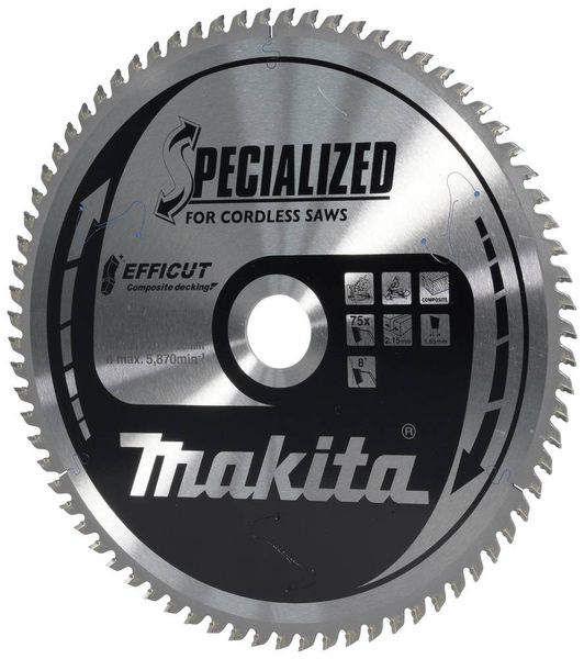 Produktbild: Makita Specialized EFFICUT - Kreiss&auml;geblatt - f&uuml;r Holz, Metall, faserverst&auml;rkte Kunststoffe