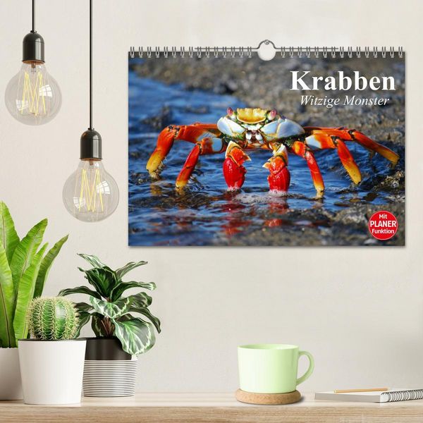 Produktbild: Krabben. Witzige Monster (Wandkalender 2026 DIN A4 quer), CALVENDO Monatskalender