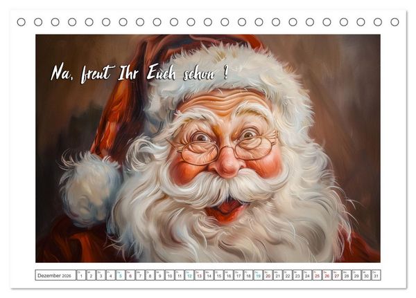 Produktbild: Humorvoll durch das Jahr (Tischkalender 2026 DIN A5 quer), CALVENDO Monatskalender