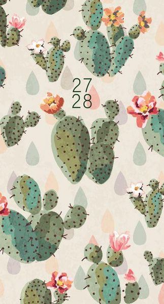Produktbild: Desert Bloom 2-Year 2027-28 3.5 X 6.5 Monthly Pocket Planner