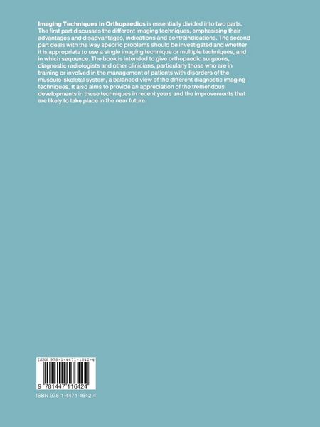 Produktbild: Imaging Techniques in Orthopaedics