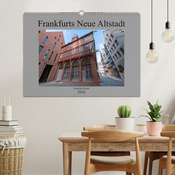Produktbild: Frankfurts Neue Altstadt (Wandkalender 2026 DIN A2 quer), CALVENDO Monatskalender