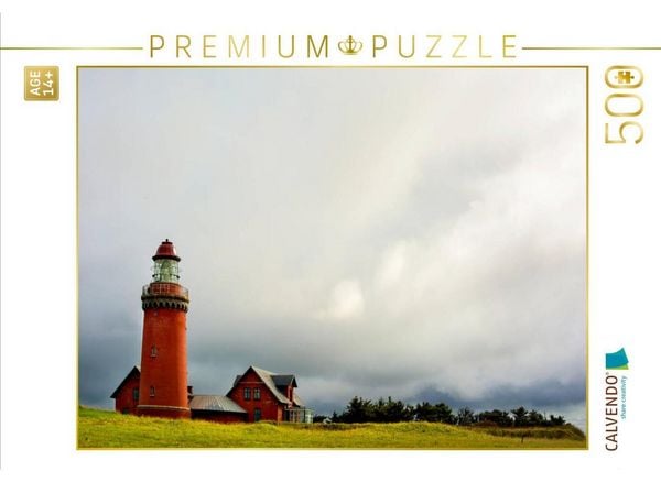 CALVENDO Puzzle Bovbjerg Leuchtturm | 500 Teile Lege-Größe 48 × 36 cm Foto-Puzzle für Erwachsene