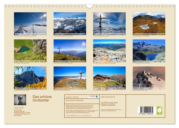 Produktbild: Das sch&ouml;ne Gro&szlig;arltal (Wandkalender 2026 DIN A3 quer), CALVENDO Monatskalender