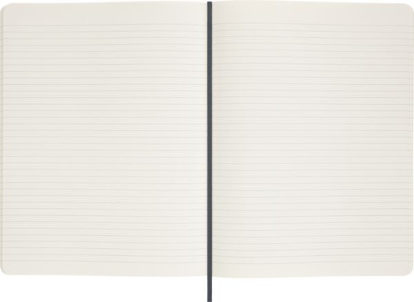 Produktbild: Moleskine Vegea Notizb&uuml;cher (2x), XL, liniert, weicher Einband, schwarz und Capri Petroleum