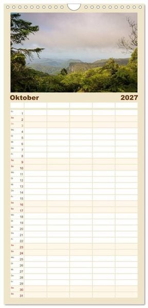 Produktbild: Familienplaner 2027 - Australien - Der vielseitige Osten mit 5 Spalten (Wandkalender, 21 x 45 cm) CALVENDO