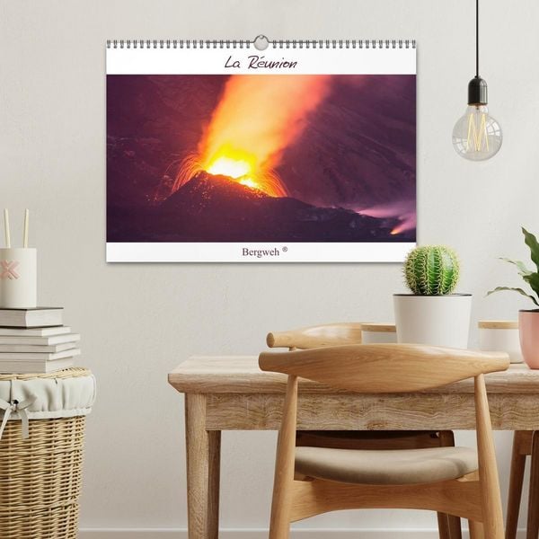 Produktbild: La R&eacute;union - Bergweh &reg; (Wandkalender 2026 DIN A3 quer), CALVENDO Monatskalender