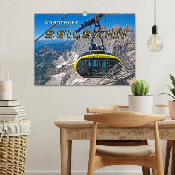 Produktbild: Abenteuer Seilbahn (Wandkalender 2026 DIN A3 quer), CALVENDO Monatskalender