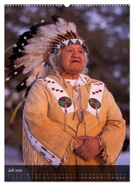 Produktbild: Indianer, Portrait Collection 1 (Wandkalender 2026 DIN A2 hoch), CALVENDO Monatskalender