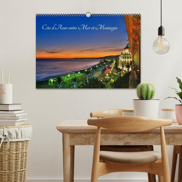 Produktbild: C&ocirc;te d'Azur entre Mer et Montagne (Calendrier mural 2026 DIN A3 vertical), CALVENDO calendrier mensuel