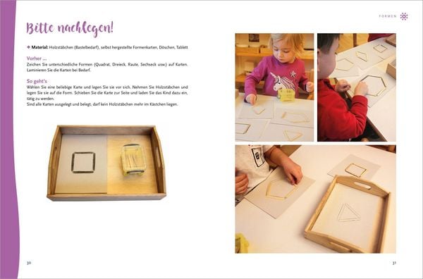 Produktbild: Spielen mit Aktionstabletts: Farben und Formen